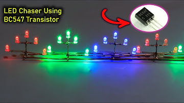 LED Chaser Light Using BC547 Transistors
