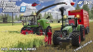 Harvesting CANOLA SILAGE with @kedex | No Mans Land - SURVIVAL | Farming Simulator 22 | Episode 31