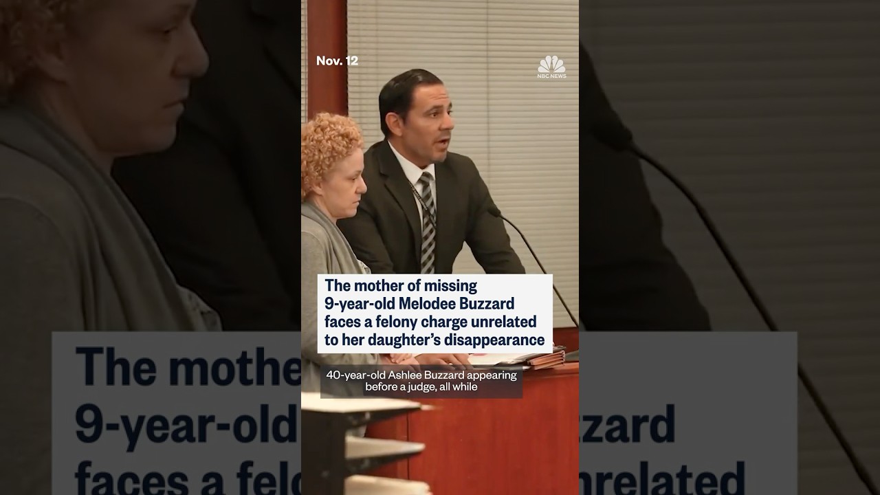 Mother of missing 9-year-old Melodee Buzzard charged in unrelated felony case