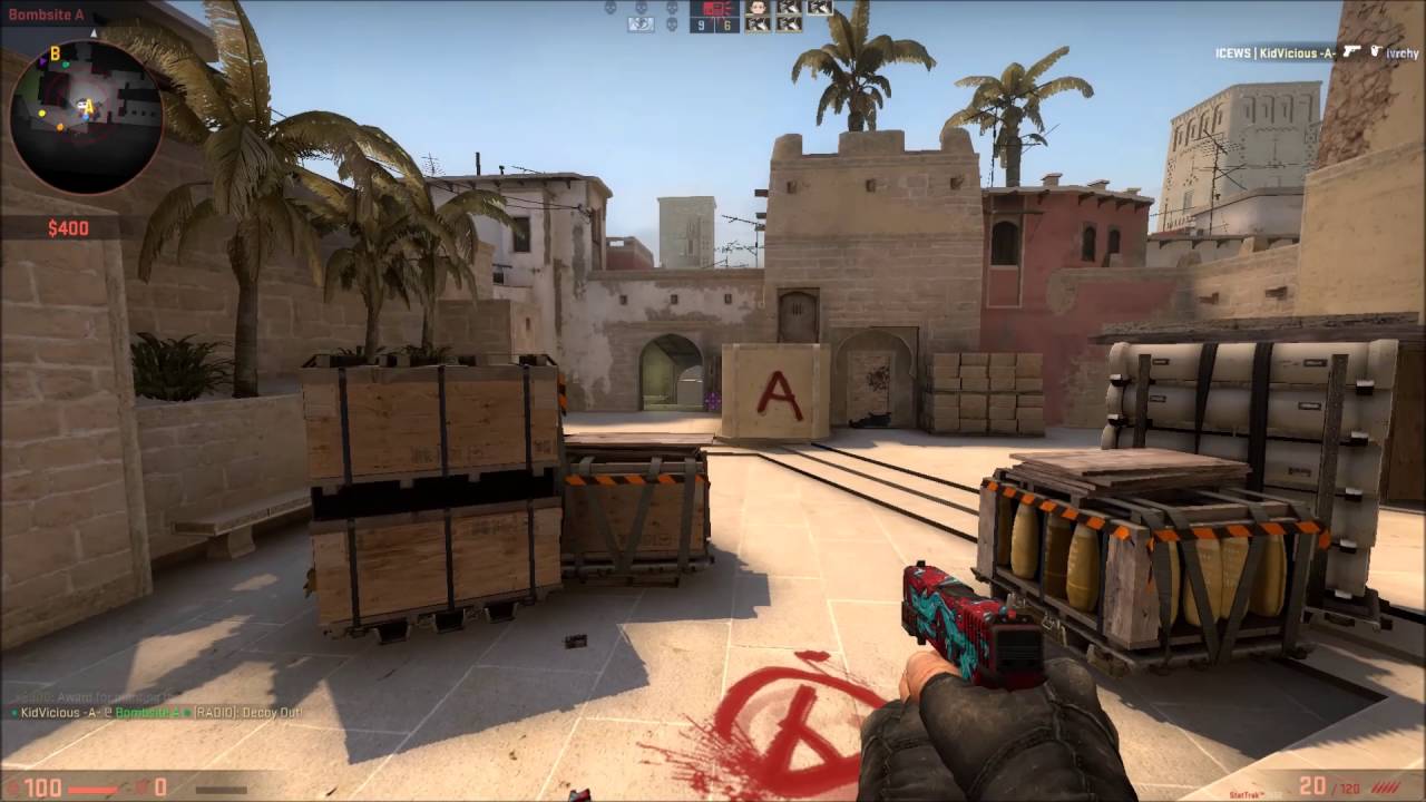 Enemy gets csgo'd - YouTube