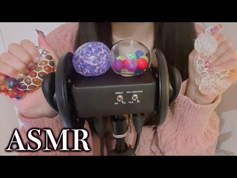 【実写♡ASMR】 不思議なジェルボールの音【バイノーラル/Ear Massage/Gel Ball/Binaural/Triggers for Sleep】