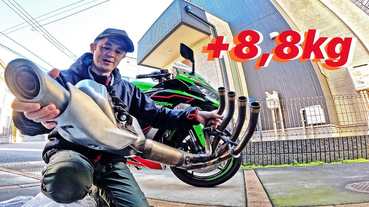 Reinstalei o escape original - Ninja ZX-25R | Ep.118 - YouTube