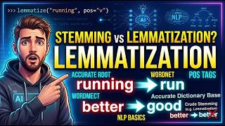 Lemmatization in NLP Explained | Stemming vs Lemmatization