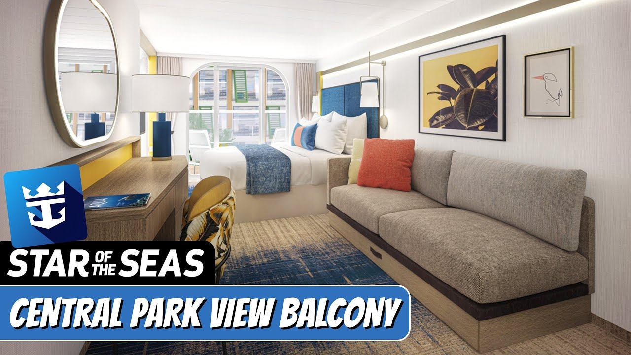 Star of the Seas | Central Park View Balcony Walkthrough Tour | Royal Caribbean 2025 | 4k