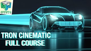 Tron Style Cinematic Rendering And Animation In Maya - Arnold Course