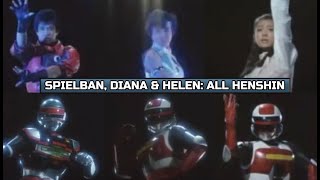 Jikuu Senshi Spielban: All Spielban, Diana & Helen Henshin 時空戦士スピルバン (スピルバン, ダイア ナ& ヘレン 変身) Kesshou!