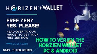 Free Zen Horizen Faucet | Zen Faucet | How to verify the Zen wallet | Zen wallet| free bitcoin site