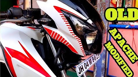 Bs4 की पुरानी अपाची को New Bs6 बना दिया 🔥 Apache RTR 160 Modified #apache #irfanartdumka #2023