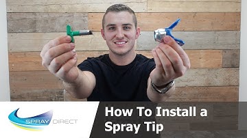Hoe installeer ik een spuittip?