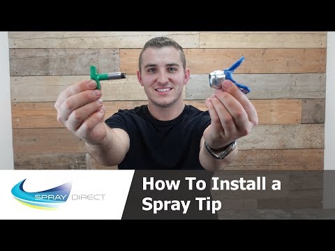 How to install a Spray Tip