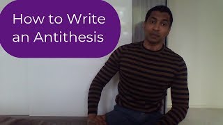 How to Write an Antithesis - Figures of Speech #15