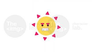 Angry sun radiating ultraviolet 2D object animation