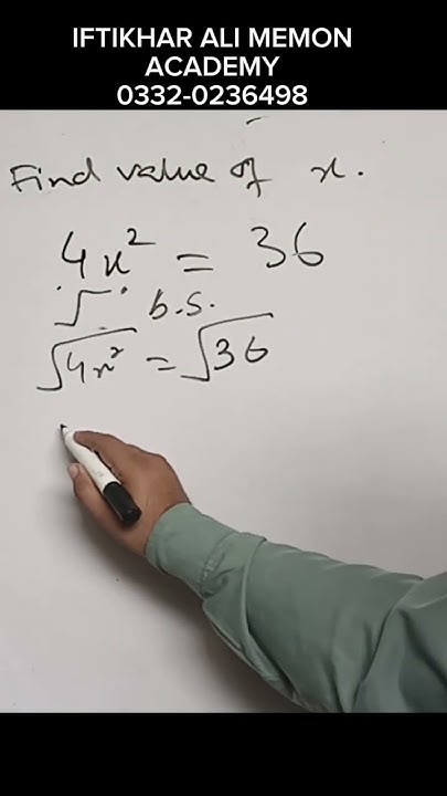 basic-algebra-and-square-root-value-of-x-basic-math-shorts-shortsfeed