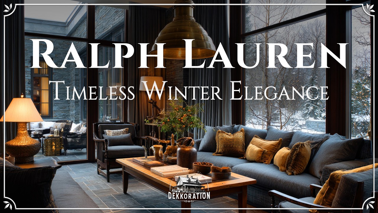 Timeless Winter Luxury Home Décor | Ralph Lauren Inspired Classic ...