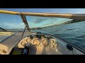 Maxum 2400 SC3 with Mercruiser 350 MAG Water Test | Virtual Sea Trial