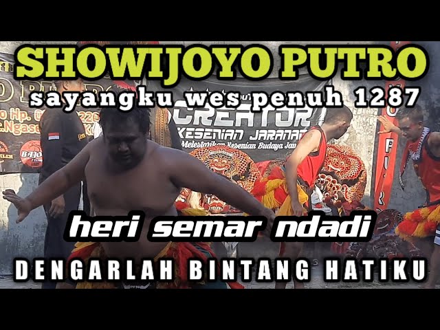 cover jaranan dengarlah bintang hatiku versi showijoyo putro class=