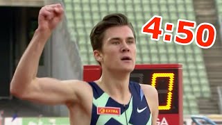 Jakob Ingebrigtsen 2,000m Record 4:50 Impossible Games [Full Race] screenshot 1