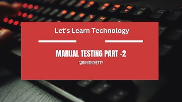 Manual Testing Part - 2 || SDLC & Water Fall Model | RS