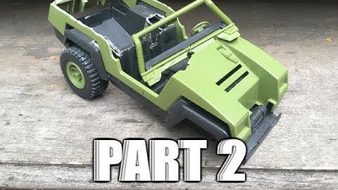 Turning a GI Joe VAMP into a custom RC creation PART 2