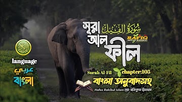 105) সূরা আল ফীল।Surah Al-Fil (আরবি: سورة الفيل) হাফেজ রাকিবুল ইসলাম ❤️ ▶rafiq art of barisal