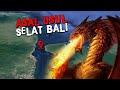 the origin of the Bali strait according to legend and geological data