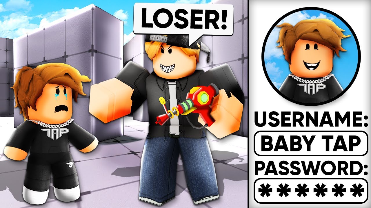 BABY TAP Got BULLIED.. So I Logged Into His ACCOUNT! (Roblox Rivals)