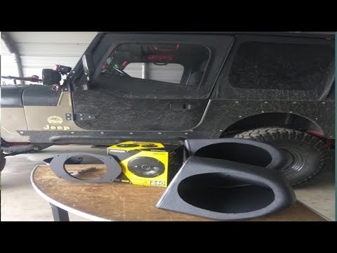 Rear Speakers Install On Jeep YJ 