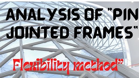 Flexibility Matrix method - PIN JOINTED FRAMED / Trusses