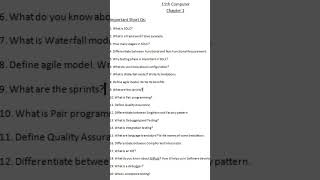 11th Computer - Chapter 1 - Important Short Questions - Exams 2026 #amanatbhatti #academicswithab