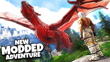 A CRAZY NEW MODDED ARK ADVENTURE BEGINS! | ARK MEGA MODDED Survival Episode #1