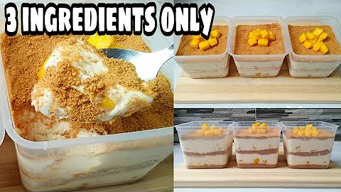 May Mangga Ka Ba? 3 Ingredients Lang Ang Kailangan May Masarap Kanang Dessert Pwedeng Pang Negosyo