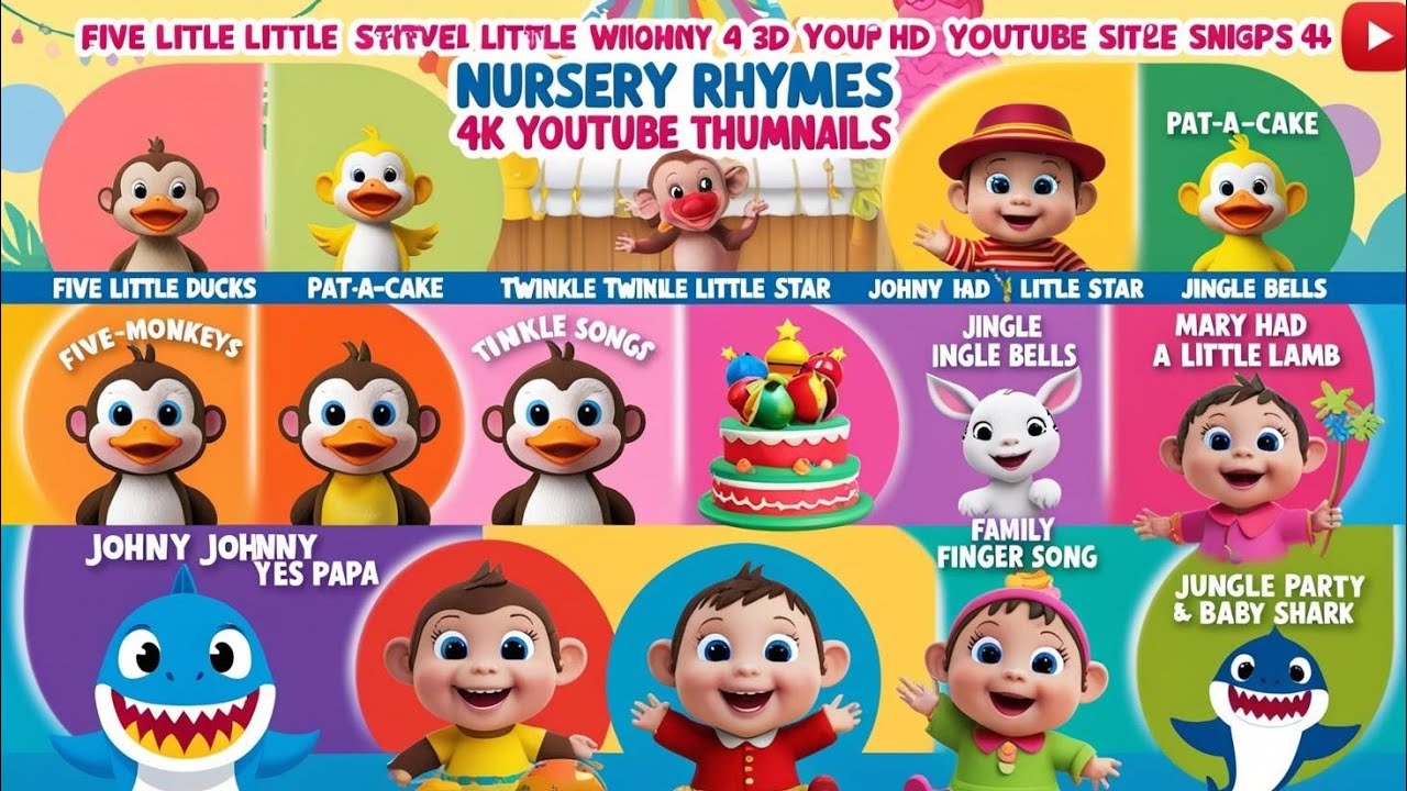 Top 10 Best Nursery Rhymes Compilation | Fun Kids Songs & Sing-Along ...