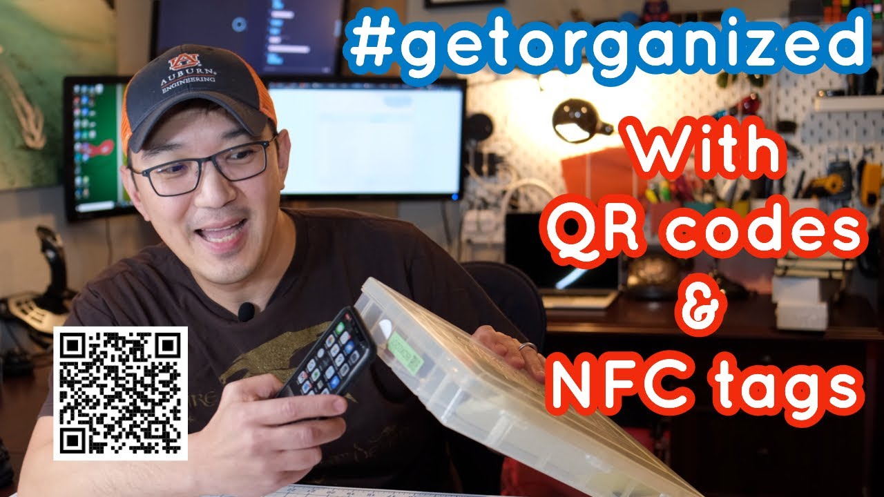 Create Qr Code / Nfc Tags For Organizing And Storage #Getorganized - Youtube