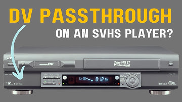 Unieke VCR heeft DV-digitaliseerder aan de binnenkant