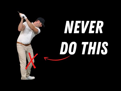 Never Let Your Left Leg Do This in the Golf Swing