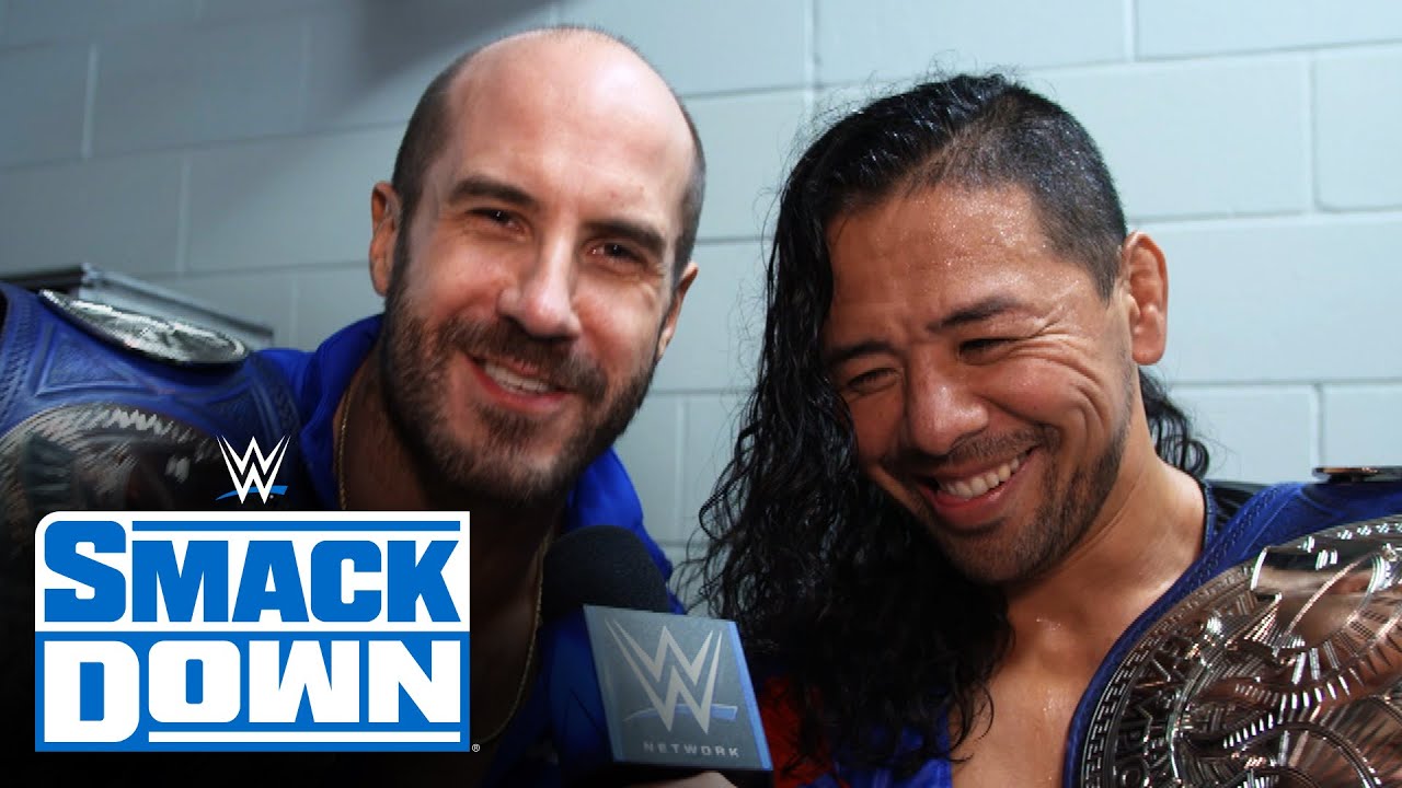 Shinsuke Nakamura Cesaro Plan To Walk Out As Champions Smackdown Exclusive Sept 25 2020 Youtube