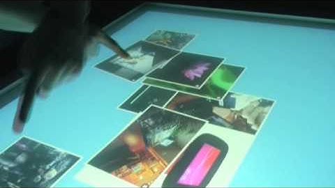 MT4j - Open Source Java Multitouch Framework - Example "Flickr MT"