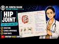 Hip joint anatomy| simplified| hand written exam notes|
