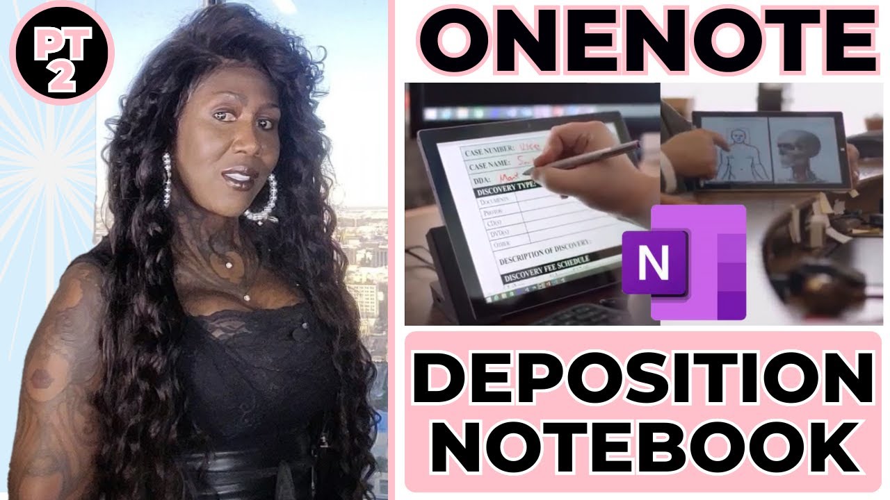 How to Make a OneNote Deposition Notebook (Part 2) - YouTube