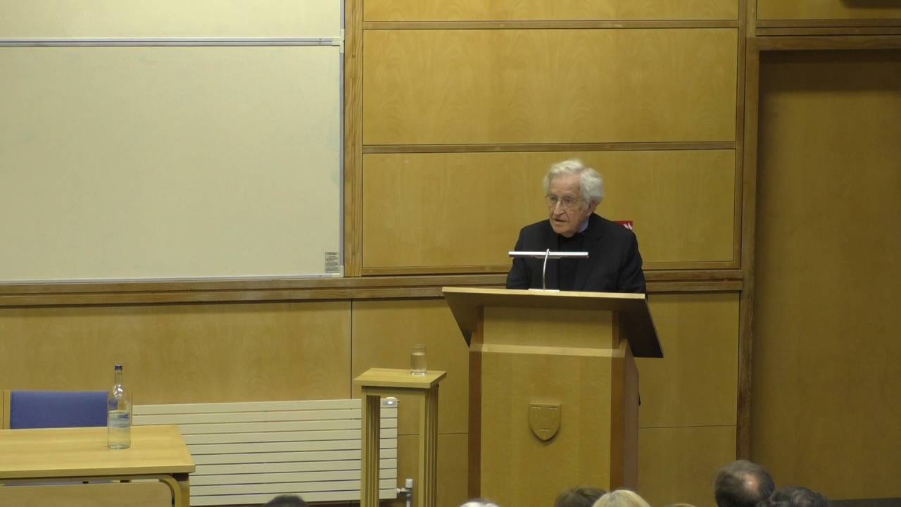Prof Noam Chomsky: The US, the Middle East and Our Collective Fate (Antonius Lecture 2016)