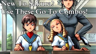 New To Sakura Use These Go To Combos in USF4!