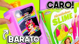 Kit SLIME Caro vs Kit Slime Barato💸 SIN PEGAMENTO! CON 1 INGREDIENTE! no Borax! by Makaco15 37,952 views 3 years ago 11 minutes, 36 seconds