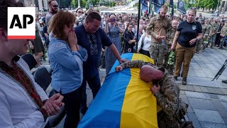 Funeral held for Ukrainian journalist turned medic killed in action weeks before her 26th birthday