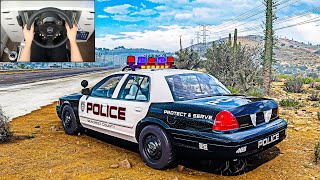 Police Chase  Forza Horizon 5 (Steering Wheel + Shifter) Gameplay