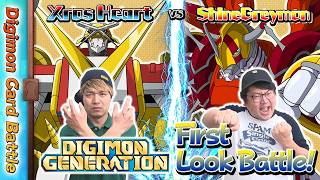 Digimon Card Battle - AD-01 Xros Heart VS ShineGreymon
