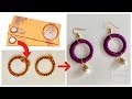 How to make an earring from gift envelope || Best out of waste || JA Jewelry &amp; Crafts