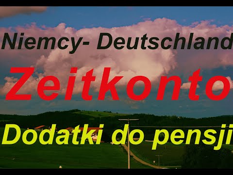 Niemcy - umowa o prace. Dodatki do pensji. Zeitkonto