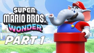 LET'S PLAY SUPER MARIO BROS. WONDER Walkthrough Part 1 - Pipe Rock Plateau