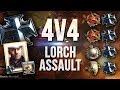 4x STURMTIGERS: Blob Removal [4v4] [OKW] [Lorch Assault] — Full Match of Company of Heroes 2