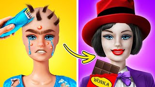NERD Extreme MAKEOVER 🤓 *Willy Wonka in Real Life* How to Sneak Makeup!